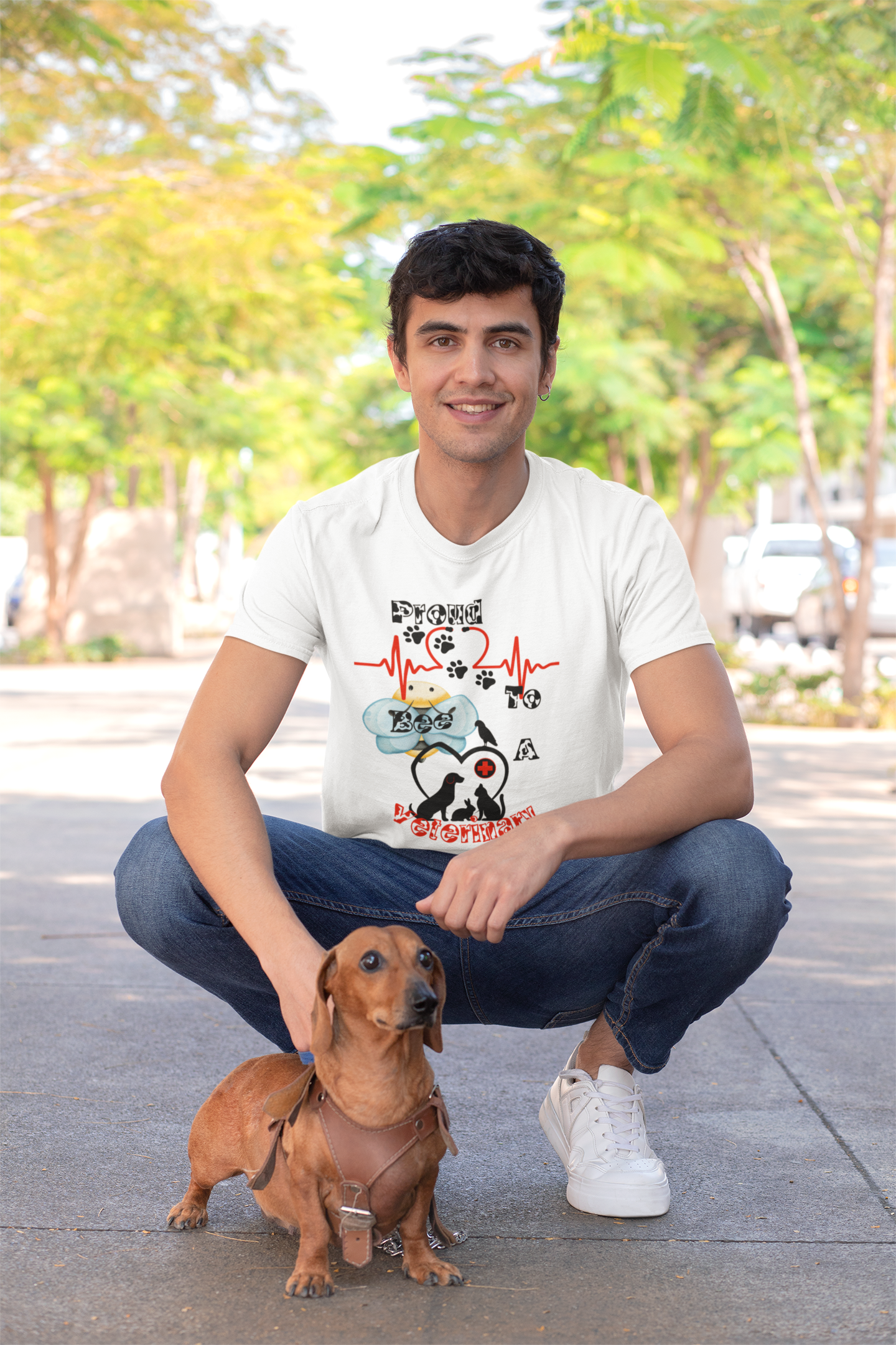 Proud To Bee A Veterinary- Unisex Premium t-shirt